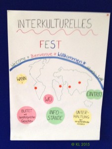 Plakat zum Interkulturellen Fest