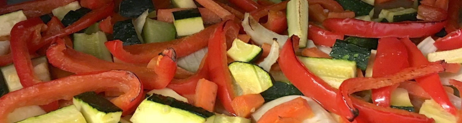 Gemischtes Gemüse im Ofen