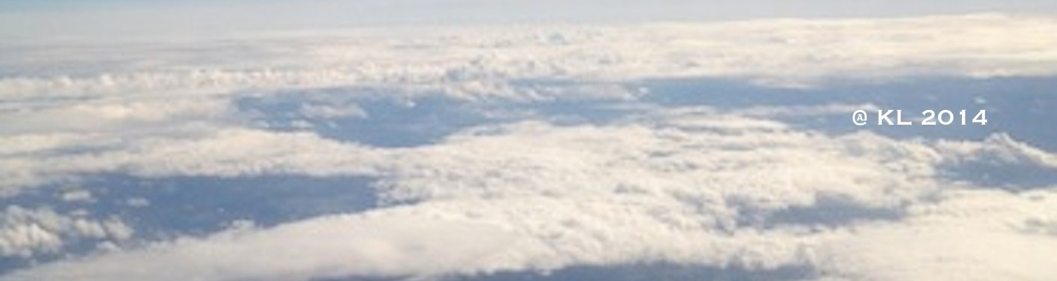 Über den Wolken - Blick aus dem Flugzeug